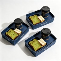 Boîte d'emballage pour sandwichs en gros, plateau alimentaire, boîte personnalisée, gobelets pour boissons, boîte d'emballage pour restaurant