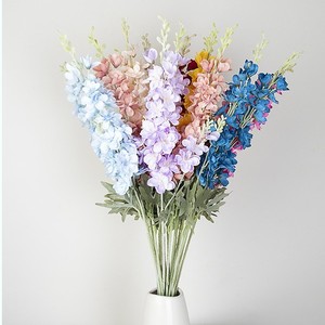 Flores Artificiales de Gardenia y Delphinium de Seda 7-2 7-5 8-5, Accesorios para Bodas, Decoración del Hogar - Product Image 2