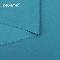 Tissu tissé Delantex en polyester et élasthanne pour blouses médicales, tissu antibactérien personnalisé pour uniformes médicaux