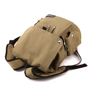 Sac à dos en toile imperméable grande capacité pour homme, idéal pour la randonnée et le sport, avec fermeture éclair et détection de mouvement pour usage extérieur – Offre Spéciale - Product Image 6