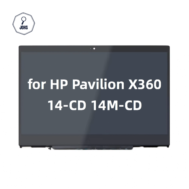 For HP Pavilion X360 14-CD 14M-CD Touch Screen Display Digitizer Assembly 1920*1080 Touch Screen Display Laptop Screen Touch