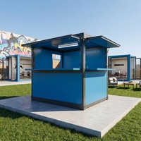 Maison Conteneur Pliable - Design Moderne Respirant pour Entrepôt, Atelier, Restaurant, Bar et Magasin