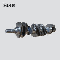 Pièce de moteur diesel Komatsu 6D110 6138-31-1010 6138-31-1110 Vilebrequin
