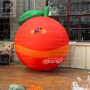 Orange gonflable géante personnalisée pour affichage en centre commercial, boutique éphémère, activation de marque, festival des fruits, vente en gros - Product Image 6
