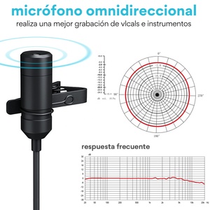 MAONO recargable micrófono de solapa para cámara <span class=keywords><strong>Clip</strong></span> micrófono Lavalier Collar micrófono de solapa para teléfono - Product Image 4