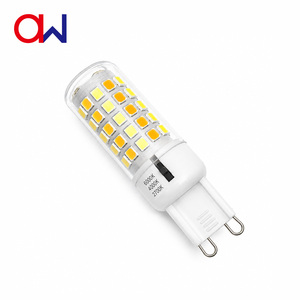 หลอดไฟ LED ขั้ว G9 5W แบบข้าวโพด เลือกสีได้ 3 ระดับ 2700K-4000K-6000K AC230V ฐานเซรามิก G9 หลอดไฟ LED เปลี่ยนสีได้ 3 สี - Product Image 3