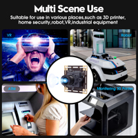 16MP Geniş Açılı USB Kamera Kartı Mini UVC USB2.0 4K Video Lightburn Kamera Modülü Windows Android Mac Linux Raspberry Pi için