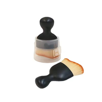 Vente en gros AMARE plastique noir sortie d'air de voiture lavage intérieur doux détaillant vague courbe brosse pour lavage de voiture