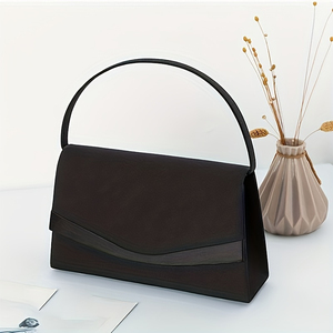 Bolso negro de estilo japonés para mujer Bolso funerario Bolso de ocasión formal Bolso de noche - Product Image 1