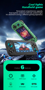 Uscita alta R43S IPS giocatore di gioco portatile 5.0 pollici 2000mAh supporta il trasferimento <span class=keywords><strong>OTG</strong></span> due giocatori battaglia luce colorata 128GB - Product Image 6
