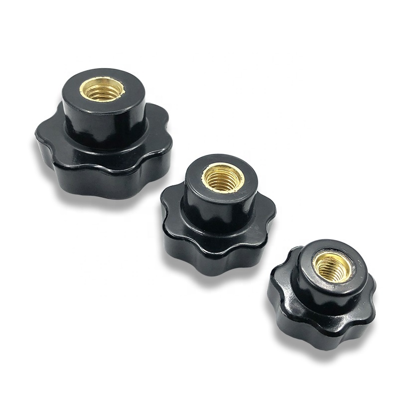 ZDE резьба пластиковые звезда головы Зажимная ручка рукоятка устройства вывинчивающейся головки с M4-M20 Спот поставки