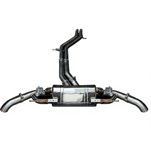 Escape de acero inoxidable Vortex con válvula intermedia para Audi Q8 3.0T 2019-2024 EA839, silenciador de alto rendimiento para SUV de lujo. - Product Image 1