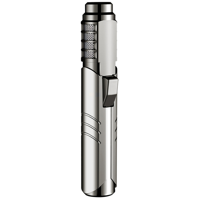 High Temperature Metal Lighters New Single Flame Windproof Butane Scorch Portable Torch Lighter for Outdoor Camping Cooking BBQ