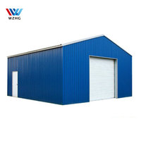 Visbella — support d'usine, Structure en acier préfixe, portable, interface en métal, garages, construction de voitures, design de garage