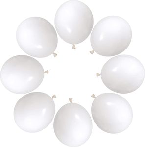 Palloncini in Lattice Bianco Opaco da 5, 10, 12, 18, 36 Pollici per Decorazioni di Matrimoni, Feste di Compleanno, Palloncini ad Elio, Forme Artistiche, Natale - Product Image 1