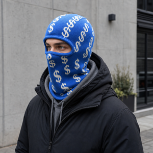 Pasamontañas Cálido con Estampado de Logotipo en Toda la Superficie, Máscara Facial Completa, Pasamontañas Unisex para Clima Frío y Deportes al Aire Libre - Product Image 2