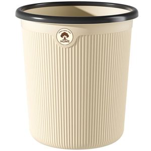 Trash Can for Homethickened Large Capacity Living Room Bedroom <b>Kitchen</b> Toilet Classy Plastic Pressure Ring <b>Paper</b> Basket - Product Image 5
