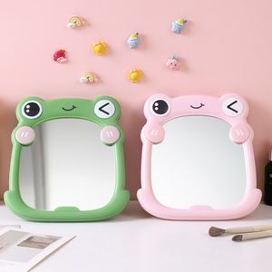 Miroir de <span class=keywords><strong>maquillage</strong></span> suspendable en forme de <span class=keywords><strong>grenouille</strong></span> verte de haute qualité, miroir de bureau mignon avec boîte en papier, miroir mural pliable pour dortoir - Product Image 5