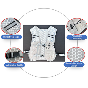 Mochila Ultraligera <span class=keywords><strong>para</strong></span> Senderismo y Correr, <span class=keywords><strong>Chaleco</strong></span> de Hidratación y Almacenamiento Manos Libres Ultrafino <span class=keywords><strong>para</strong></span> Correr, Riñonera de Hidratación - Product Image 2