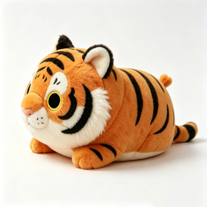 ตุ๊กตาเสืออ้วนกลมแบบกำหนดเอง ของขวัญตุ๊กตาเสือมงคลตามปีนักษัตรจีน - Product Image 1