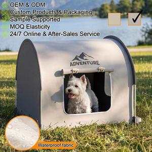 Pet Carrying Bag <b>Tent</b> Luxury Fashion Outdoor Foldable Dog Cat Bed Portable Car Bed Indoor/Outdoor Use All-Season Zipper Solid - Product Image 1