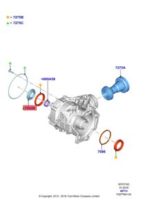 Paraolio per Scatola di Trasferimento CN1Z7H424B CV6Z-7H426-B CN15-7H429-AB CN157H429AB per Ford Explorer Edge <span class=keywords><strong>Kuga</strong></span> - Product Image 5