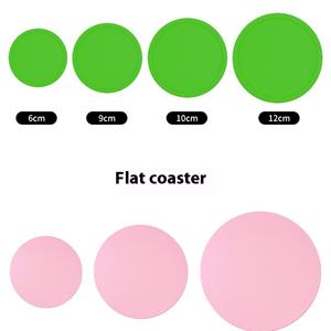 Sous-verre en silicone personnalisé avec logo, imperméable, antidérapant, résistant aux hautes températures, pour usage domestique et professionnel - Product Image 5