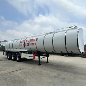 Hợp kim nhôm thép không gỉ 304 316 cấp thực phẩm dầu thực vật xe tải dầu ô liu vận chuyển tàu chở dầu bán Trailer