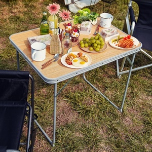 Mesa Plegable para Camping, Resistente y de Alta Resistencia, para Buffet, Bodas, Mercados, Fiestas en el Jardín, Maletero del <span class=keywords><strong>Coche</strong></span>, Puesto de Venta, Picnic - Product Image 6