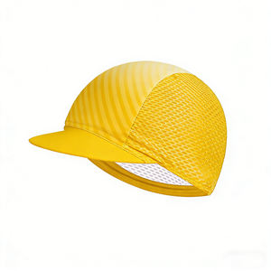 Casquette de cyclisme personnalisable de qualité supérieure avec logo, couleurs variées, pour l'entraînement et la course sur route, tissu léger et respirant - Product Image 5