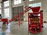 Machine de fabrication de briques semi-automatique à base de ciment Équipement de bloc de marquage de carreaux de route Noyau de moteur pour petite ligne de production