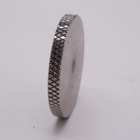 Pièce en acier inoxydable SS304 CNC fraisée bord moleté en aluminium usiné sur mesure pour l'application de machines pièce vierge