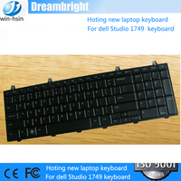 Clavier rétroéclairé avec disposition américaine, pour Dell Studio série 17 1745 1747 1749, nouveau clavier d'ordinateur portable de qualité originale