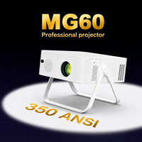 Projecteur intelligent miniature Magicsee MG60, prise en charge 1080P FHD 4K, Android 14.0 WiFi 6, Home Cinéma 150 pouces pour films en extérieur