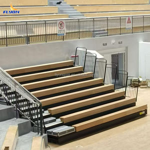 Banco de tablones de <span class=keywords><strong>madera</strong></span> personalizable para graderías de salones de eventos y estadios deportivos - Product Image 4