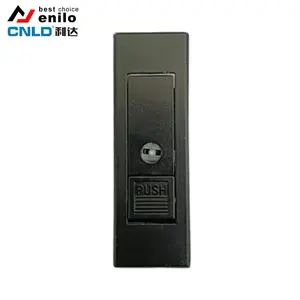 Black painting Mode MS603 plane with the key zinc alloy Electronic cabinet box push button plane panel lock