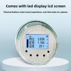 מד רמת אולטרה סאונד משולב משדר חיישן 4-20ma מד מים 0.3% דיוק 0-5 מ 'רמת טמפרטורה טווח - Product Image 2