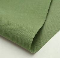 Tissu en nylon PA6 1000D enduit PU, vert semi-mat, résistant à l'abrasion et à l'eau, pour sacs à dos, bagages et pochettes d'équipement d'extérieur