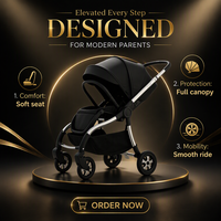 Nouveauté, poussette pliable 3 en 1 légère en alliage d'aluminium, système de voyage pour bébé, sécurité à cinq points pour les enfants de 3 ans