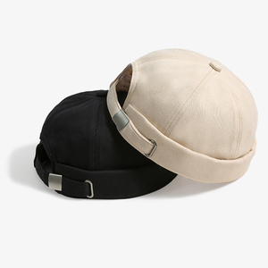 Gorras de Béisbol Personalizadas al por Mayor, Gorra de Marinero Docker de Algodón, Gorra Docker de 6 Paneles sin Visera - Product Image 4