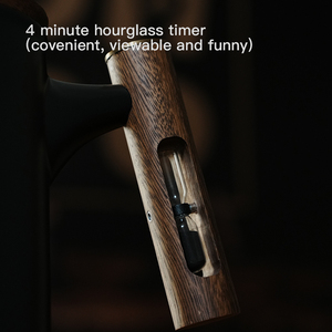Caffettiera French Press con Timer a Clessidra Unico OEM/ODM, Ecologica, in Ceramica per Alimenti - Product Image 2