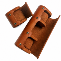 Étui à montre vintage en cuir PU, logo personnalisé, boîte de rangement rigide pour une seule montre, pour les voyages et la maison