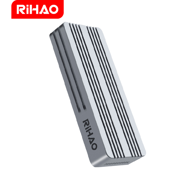 Rihao Thunderbolt 5 M.2 NVMe SSD Enclosure 80Gbps USB-C Aluminum External Hard Drive 8TB 2280