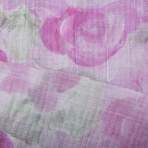 Tissu en crêpe froissé imprimé numériquement, 85% rayonne, 15% nylon, matière douce et fluide plissée <span class=keywords><strong>pour</strong></span> robes et jupes de filles - Product Image 5