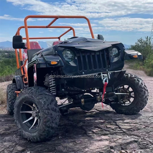 Convertible Top Electric Jeep Adventure Vehicle Versátil para días soleados y lluviosos Disfrute al aire libre Jeep eléctrico para adultos - Product Image 1