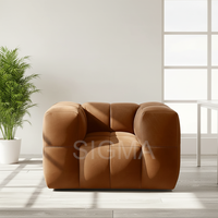 Nouveau canapé Sigma pour salon, modèle design, mobilier de luxe en velours pour villa, ensemble de canapés pour salon