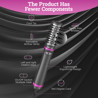 Styler capillaire électrique automatique rotatif Ulelay à ions négatifs et air chaud, 3 réglages de chaleur, moteur 30000 tr/min, pour salon et hôtel