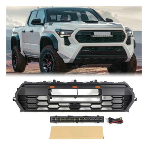 Maictop Vente Chaude Accessoires de Voiture Noir Mat Pare-chocs Avant Grille de Voiture Lumière Grilles de Voiture pour <span class=keywords><strong>Toyota</strong></span> <span class=keywords><strong>Tacoma</strong></span> Pickup <span class=keywords><strong>TRD</strong></span> <span class=keywords><strong>PRO</strong></span> 2024 - Product Image 5