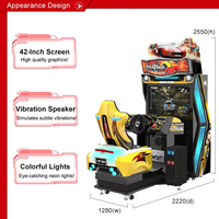 Simulateur de course automobile Overtake Dx, machine de jeu d'arcade, jeu de course automobile, simulateur de voiture, machine de jeu d'arcade