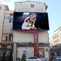 Panneau d'affichage LED géant fixe P3.91 P4 P5 P6 P8 P10 Panneau d'affichage mural vidéo LED extérieur pour la publicité